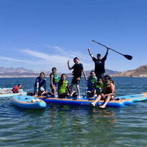 kids lessons activity las vegas paddle boarding