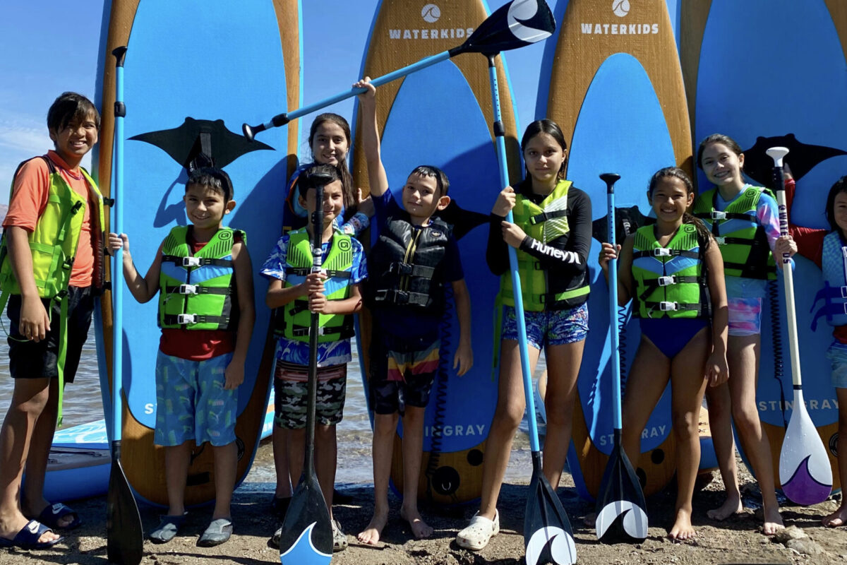 kids paddle board lesson las vegas