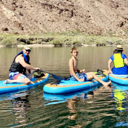 las vegas paddle board lake mead tour