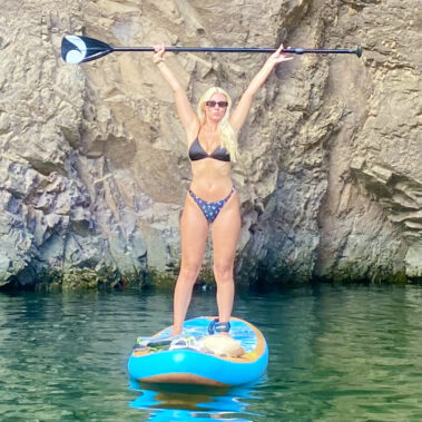 paddle board lessons at willow beach az