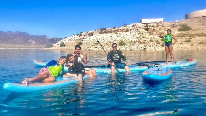 lake mead is the best place to paddle board near las vegas