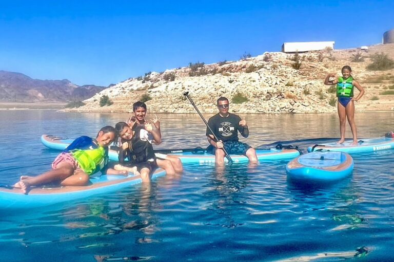 lake mead is the best place to paddle board near las vegas