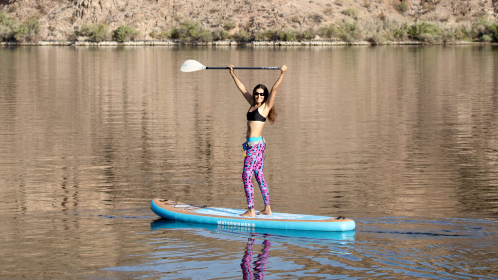 paddle board at lake mead near las vegas