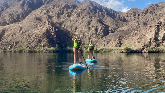 best time to paddle board near las vegas