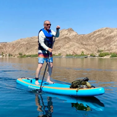 Paddle board rentals at Lake Mead with Las Vegas Paddleboard
