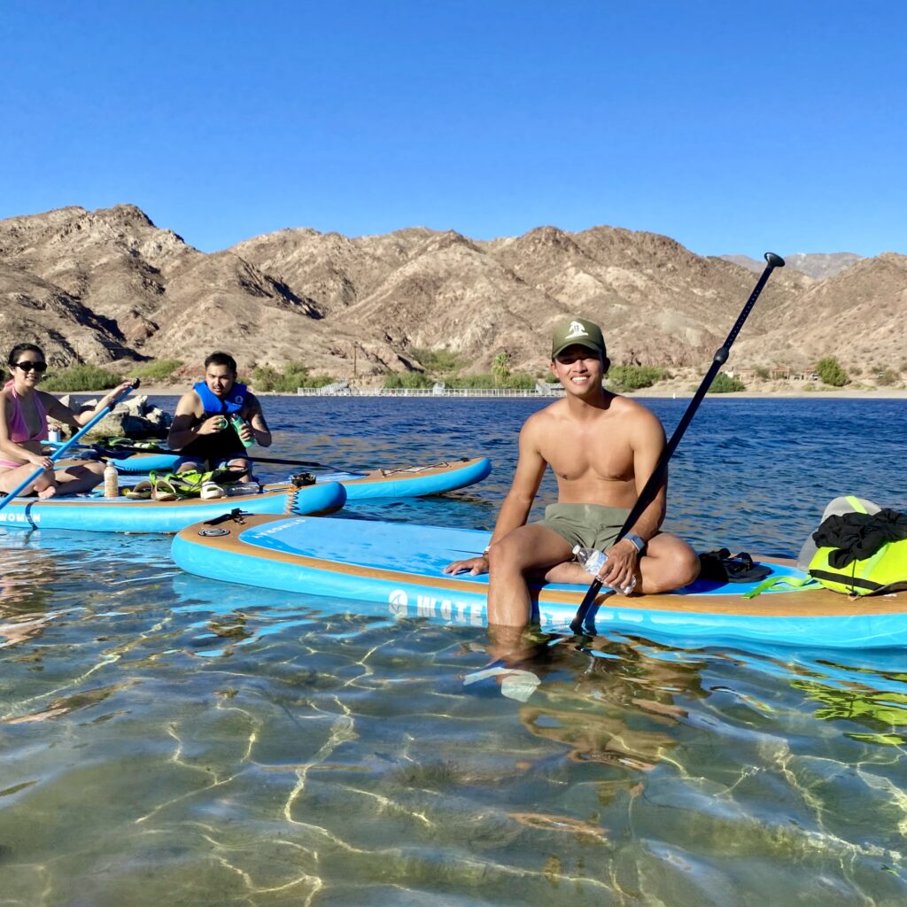 willow beach az paddle board activity